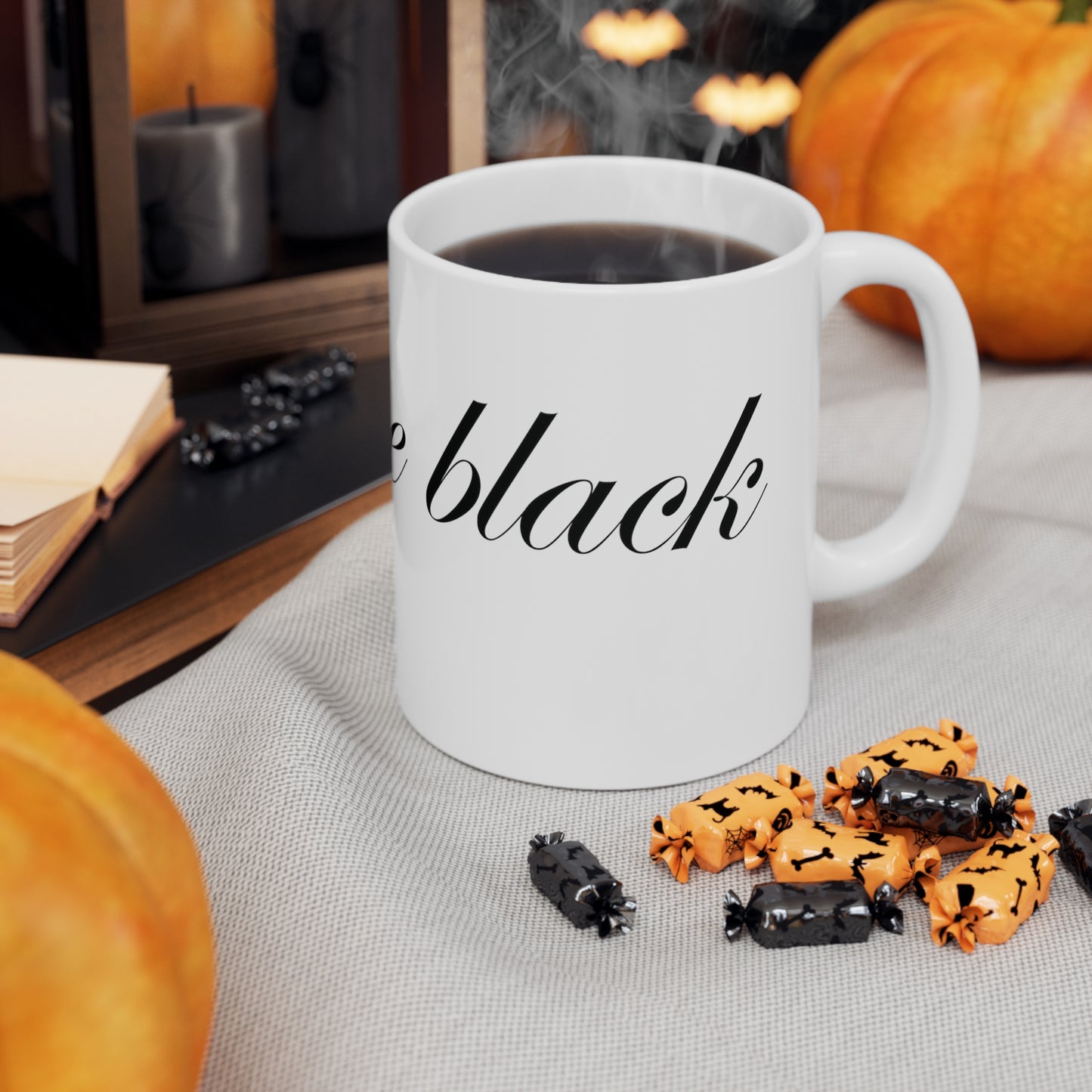 Namaste Black Coffee Mug 11oz