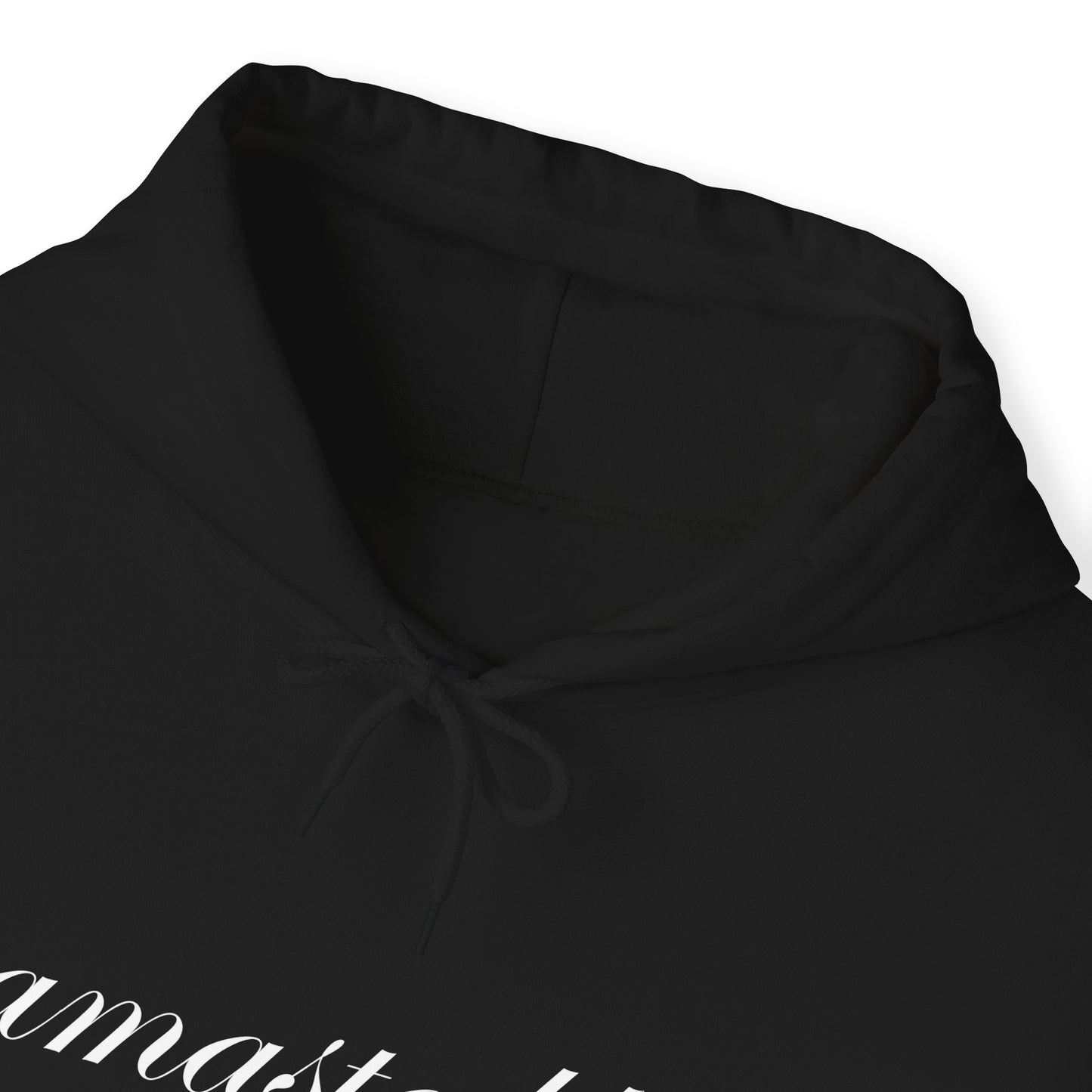 Namaste Black Pullover Hoodie With Pocket