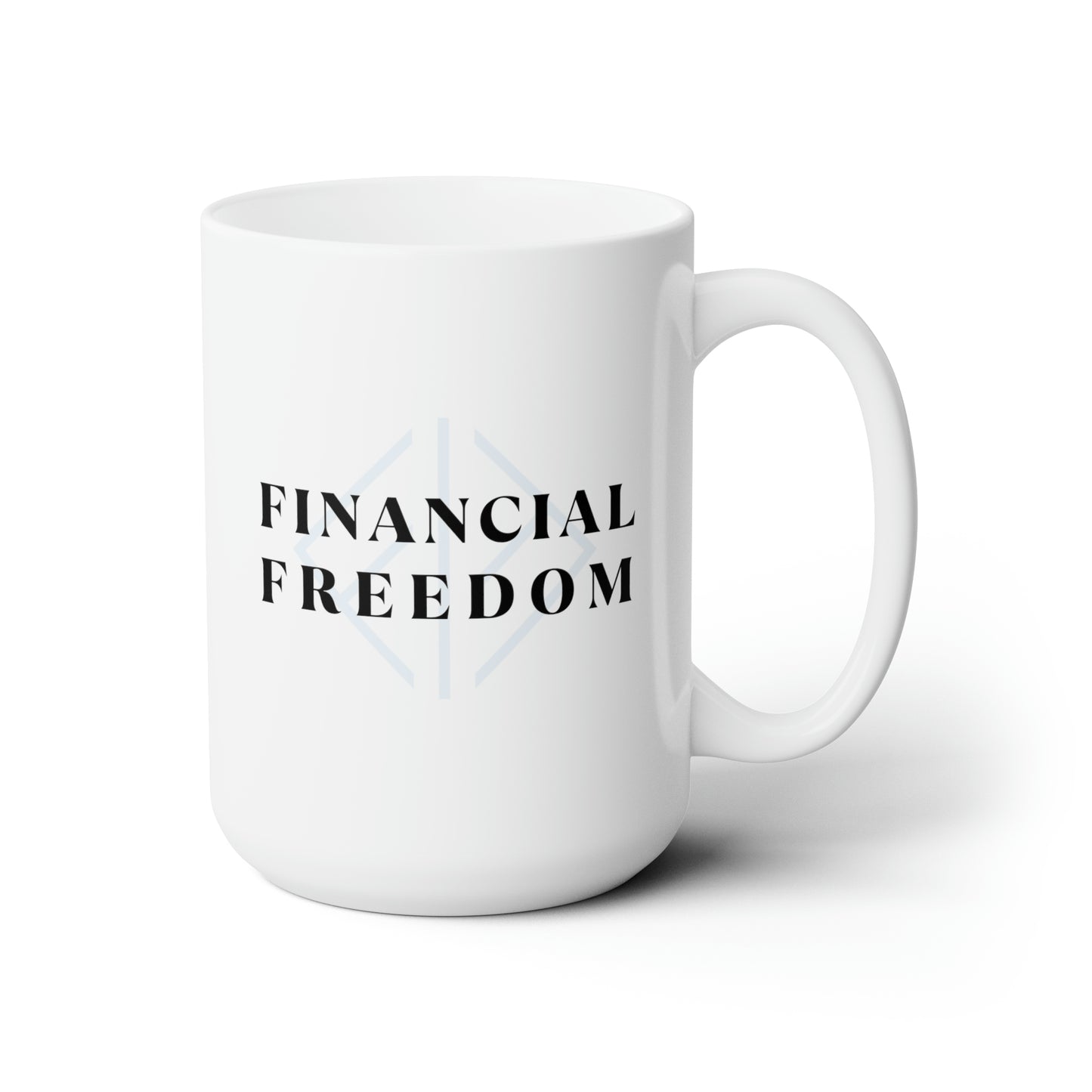 Financial Freedom Logo Coffee Mug 15oz