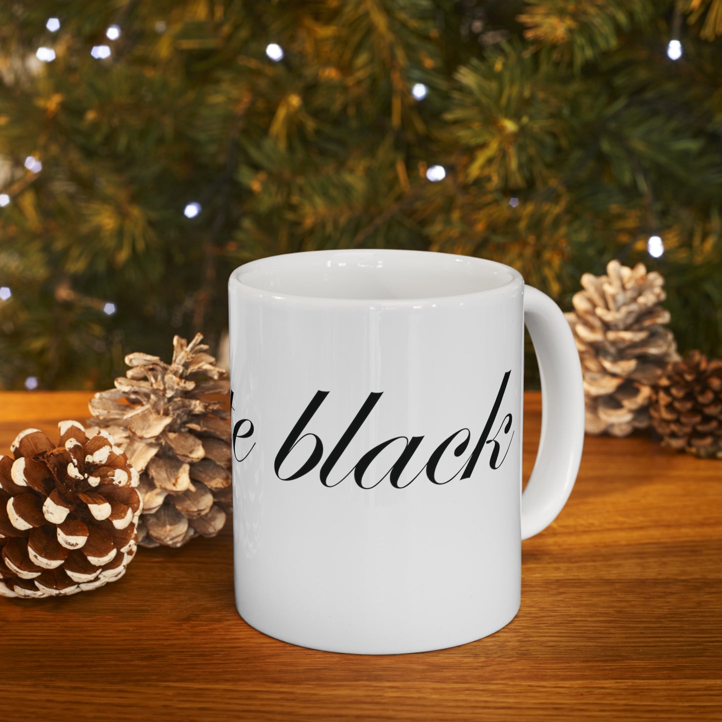 Namaste Black Coffee Mug 11oz