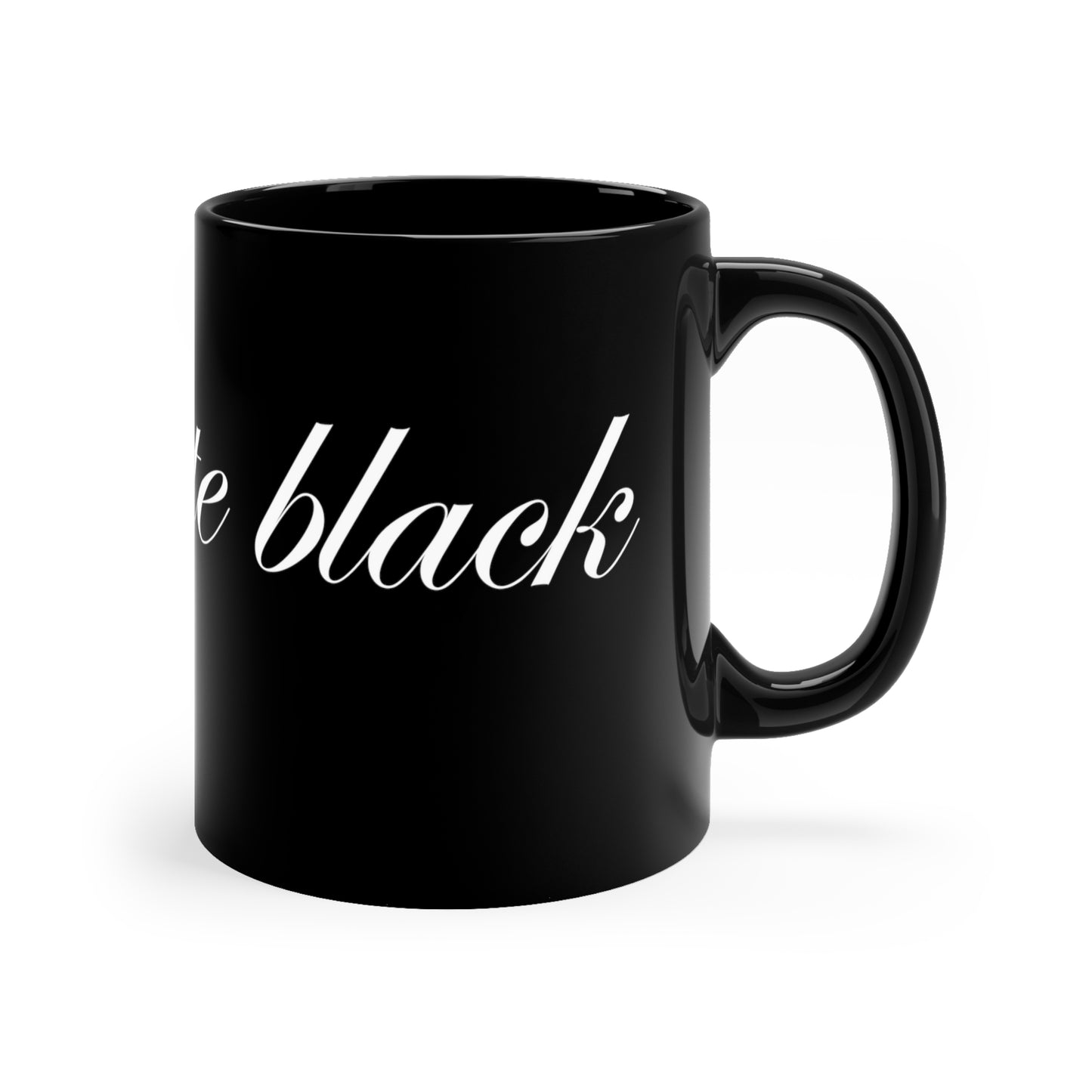 Black Namaste Black Coffee Mug 11oz