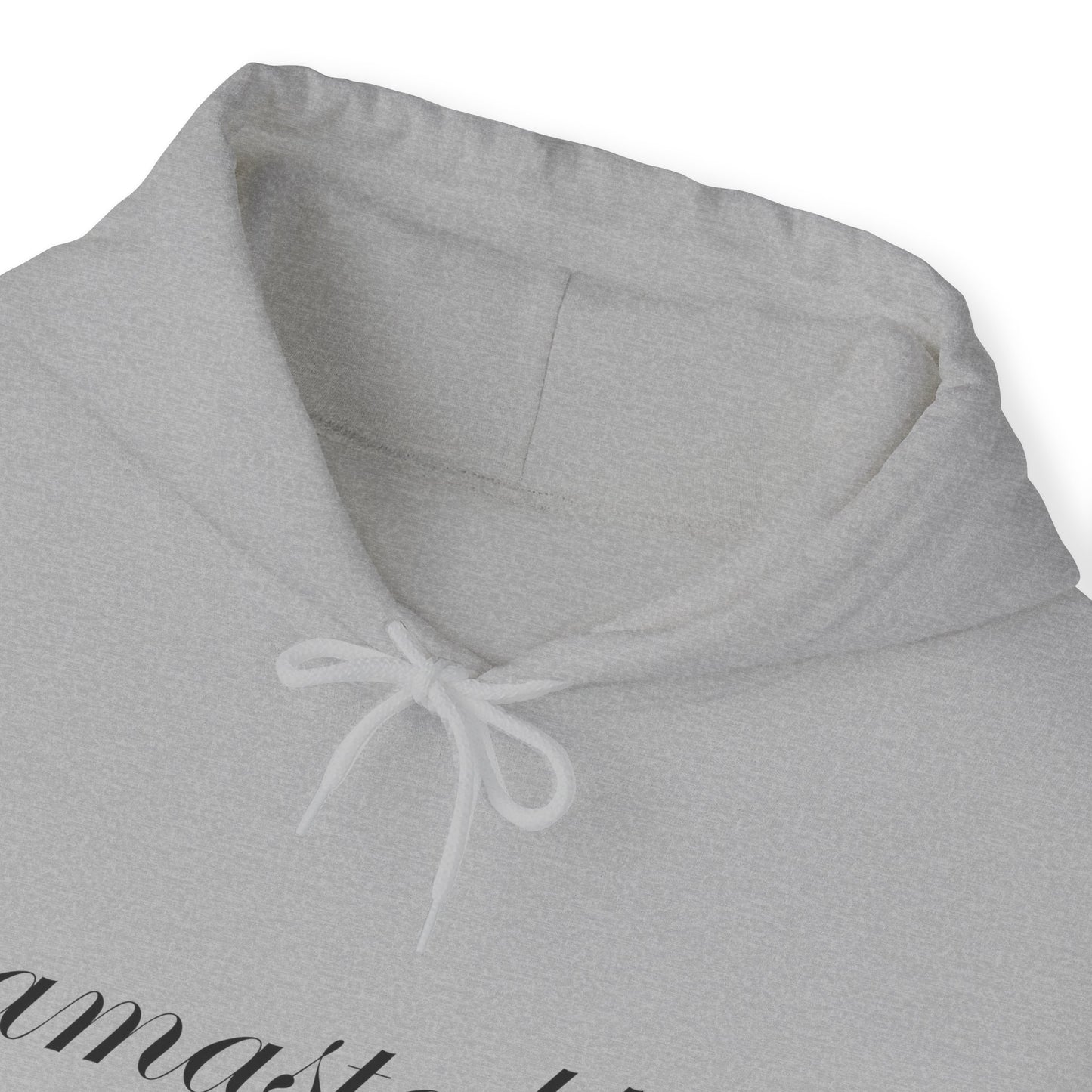 Namaste Black Pullover Hoodie With Pocket