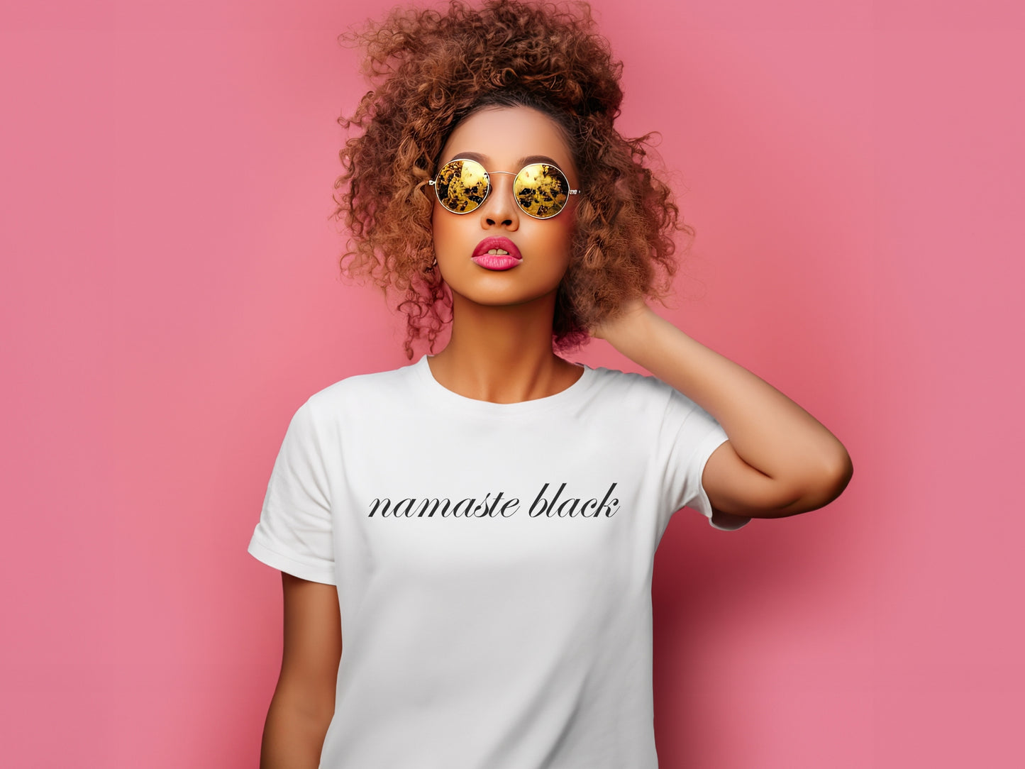 Namaste Black T-Shirt