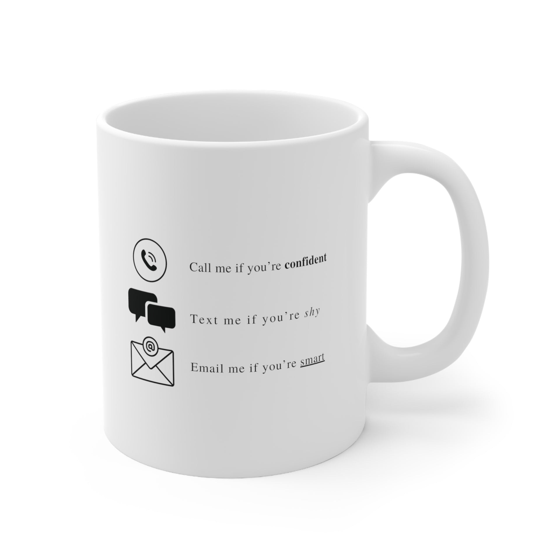 LookHUMAN "Don't Look At Me" Medusa Funny Coffee Mug - 11 Oz Ceramic, White, Dishwasher & Microwave Safe