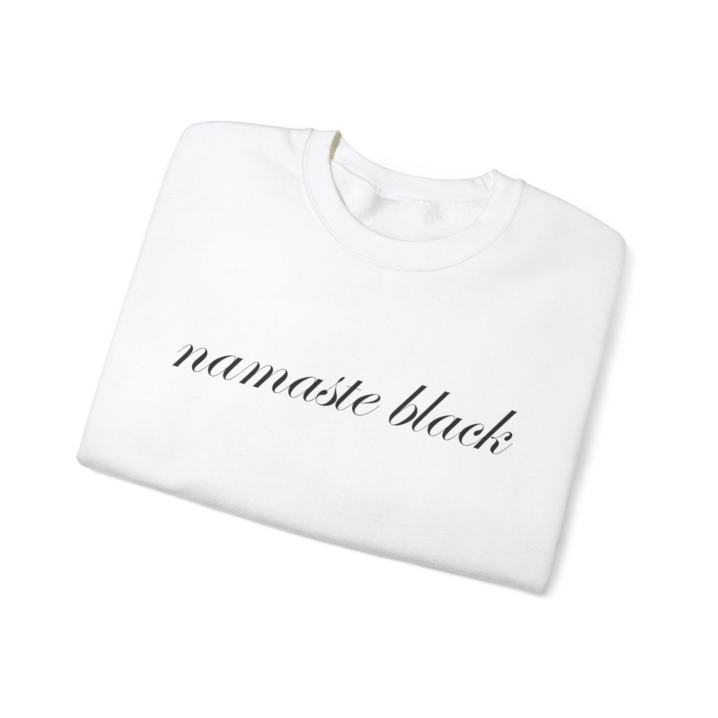 Namaste Black Sweatshirt