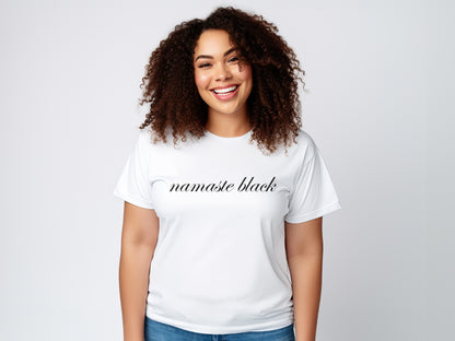 Namaste Black T-Shirt